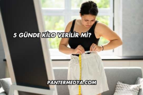 5 Günde Kilo Verilir mi?