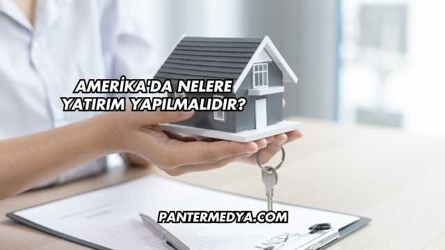Amerika'da Nelere Yatırım Yapılmalıdır?
