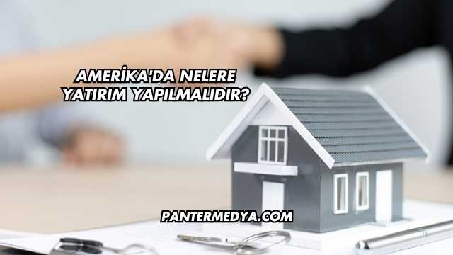 Amerika'da Nelere Yatırım Yapılmalıdır?