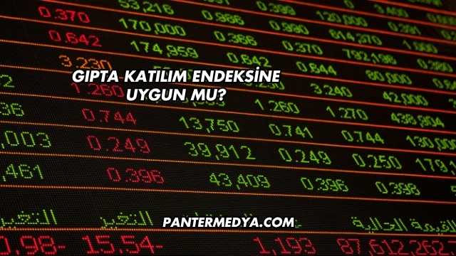 Gıpta Katılım Endeksine Uygun mu?