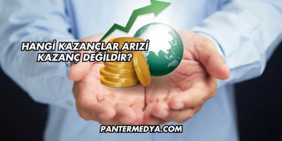 Hangi Kazançlar Arızi Kazanç Değildir?