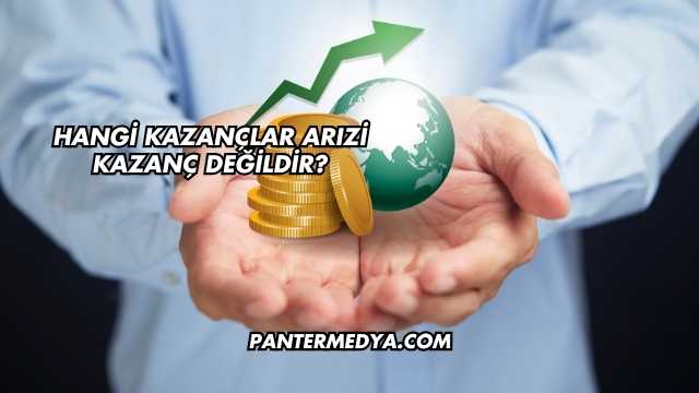 Hangi Kazançlar Arızi Kazanç Değildir?