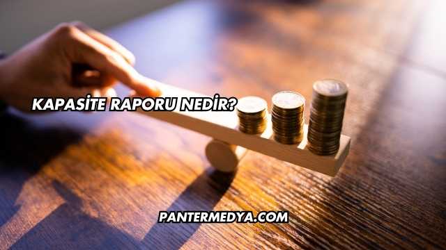 Kapasite Raporu Nedir?